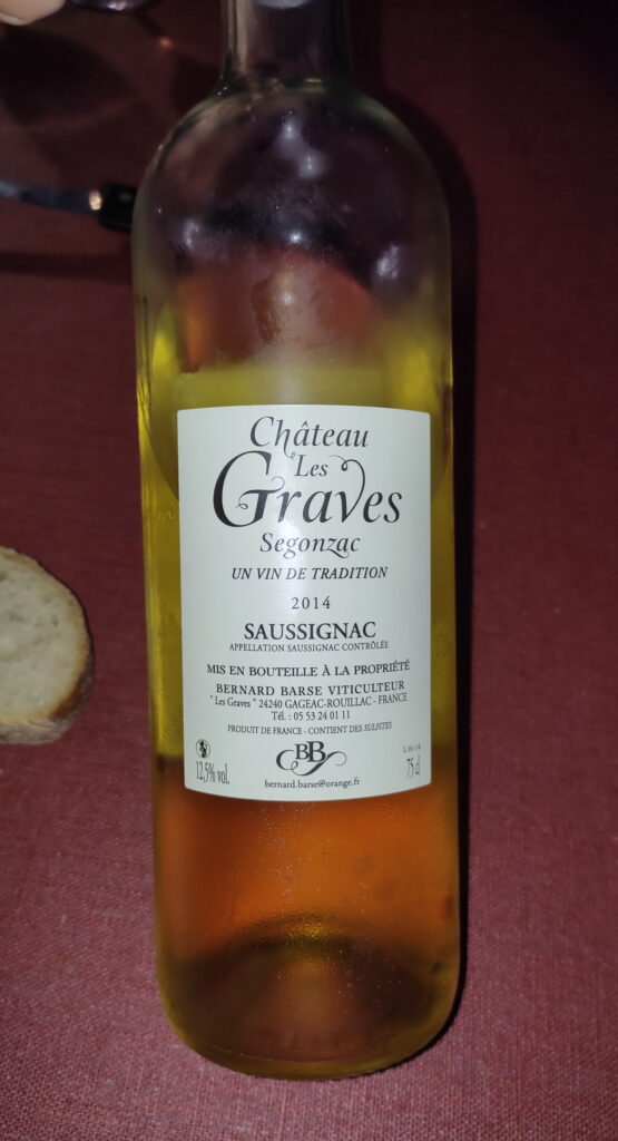 7b Château les Graves Blanc Doux