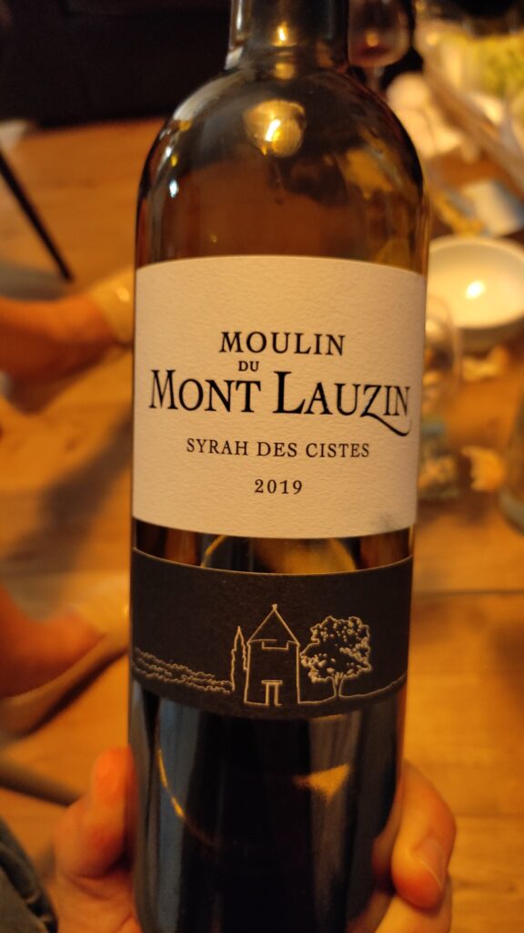 5A Syrah des Cistes Moulin du Mont Lauzin