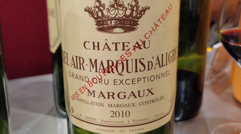 Bel air - Marquis d'Aligre - 2010