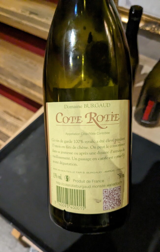 4b Côte Rotie Domaine Burgaud