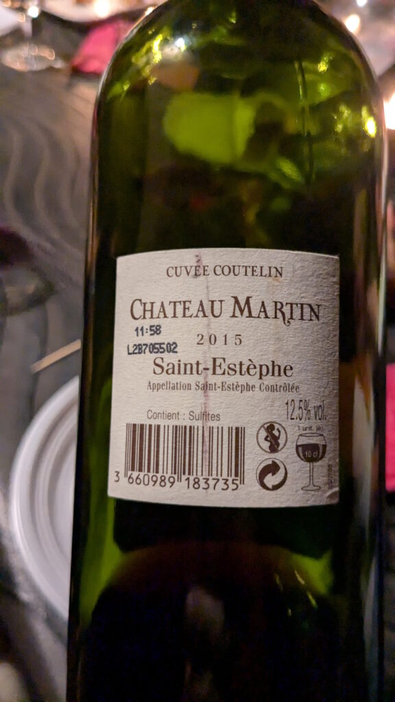 8b Cuvée Coutelin - Château Martin - 2015