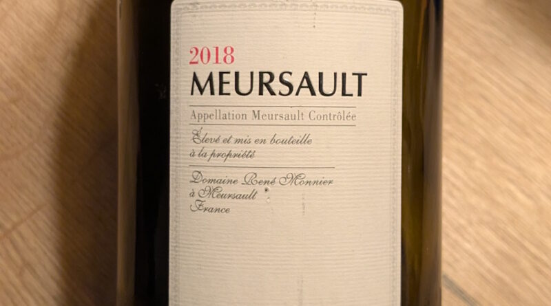 5 Meursault Domaine René Monnier (2018)